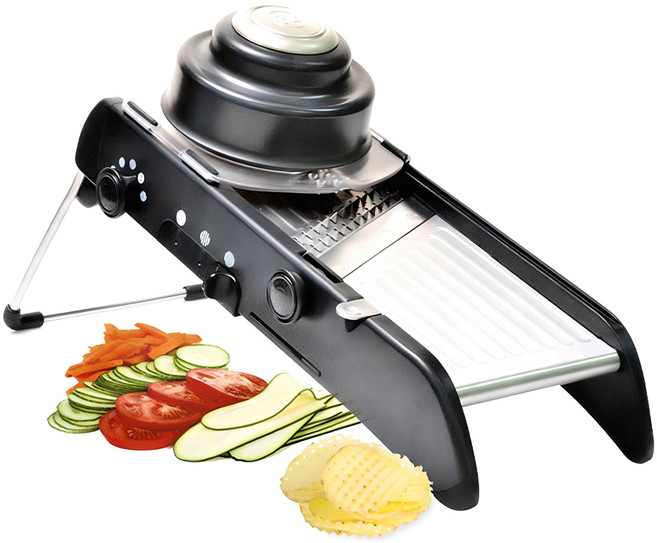 PL8 만도린 채칼, 블랙, 1개