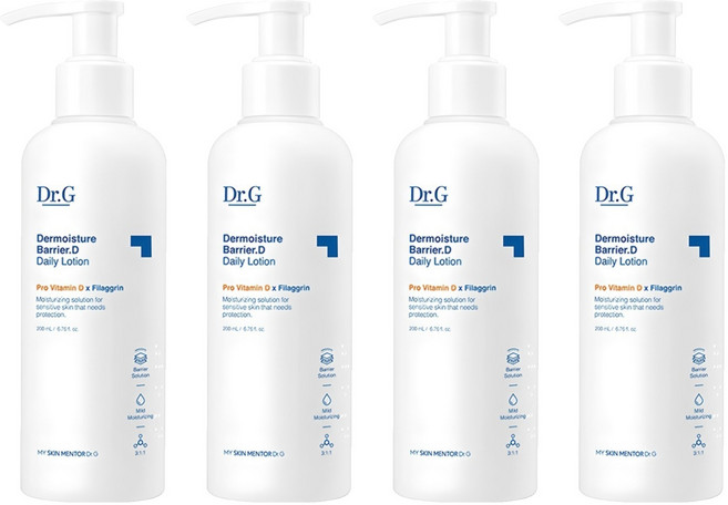 닥터지 더모이스처 배리어 D 로션, 200ml, 4개