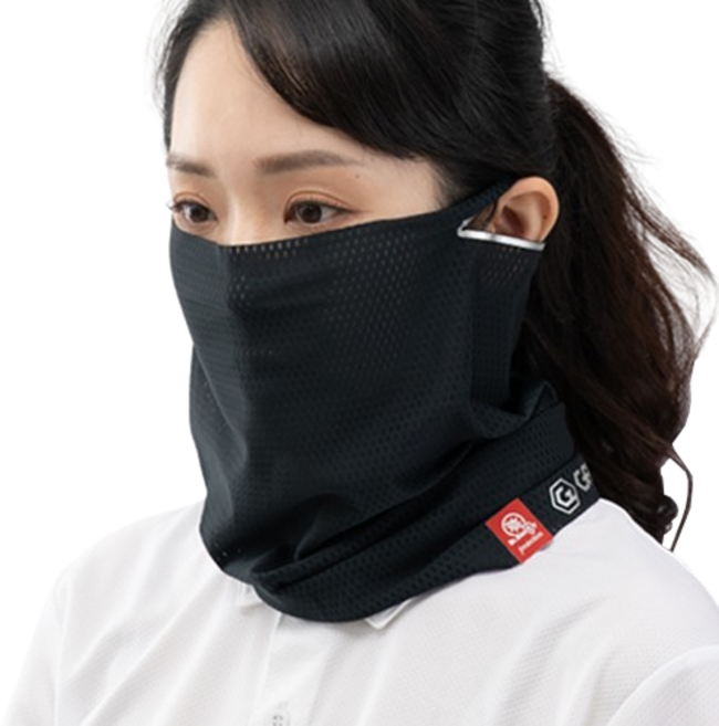 감자 UV 자외선 차단 메쉬 마스크 M1, 블랙, 1개