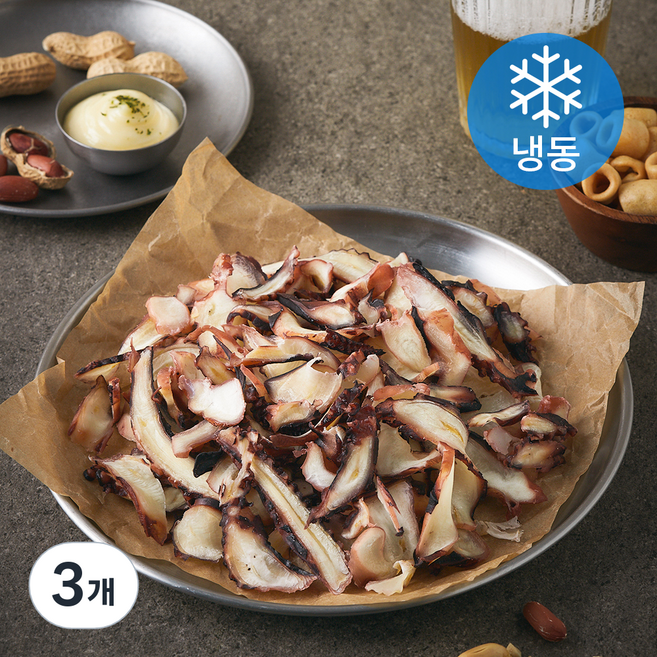 우물우물 왕다리 오징어 (냉동), 3개, 170g