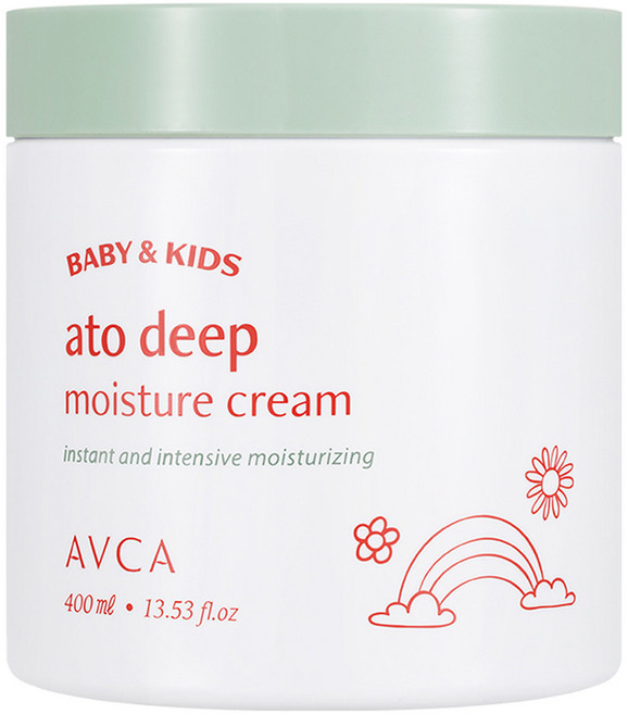 아브카 베이비 앤 키즈 아토 고보습 크림, 400ml, 1개