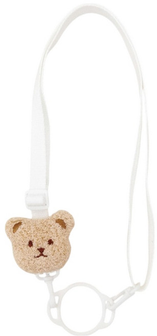 밝은리빙 워터밤 물총 물병 스트랩, 화이트, 1개