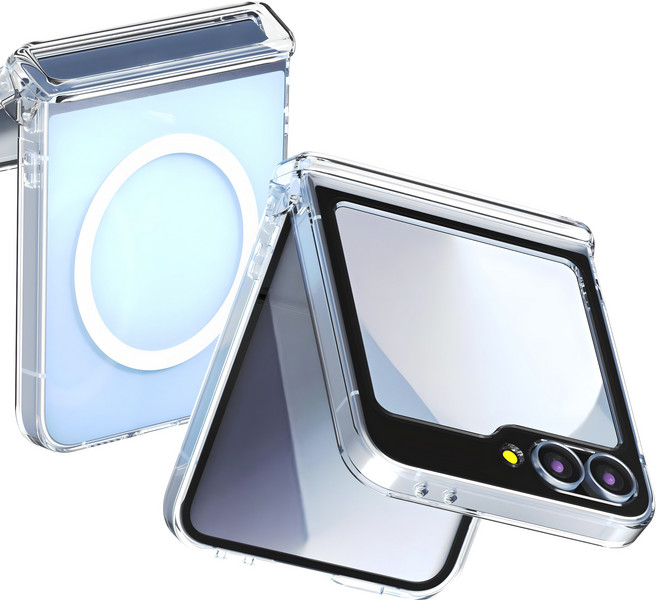 누아트 어센틱클리어 힌지 보호형 맥세이프 호환 하드케이스