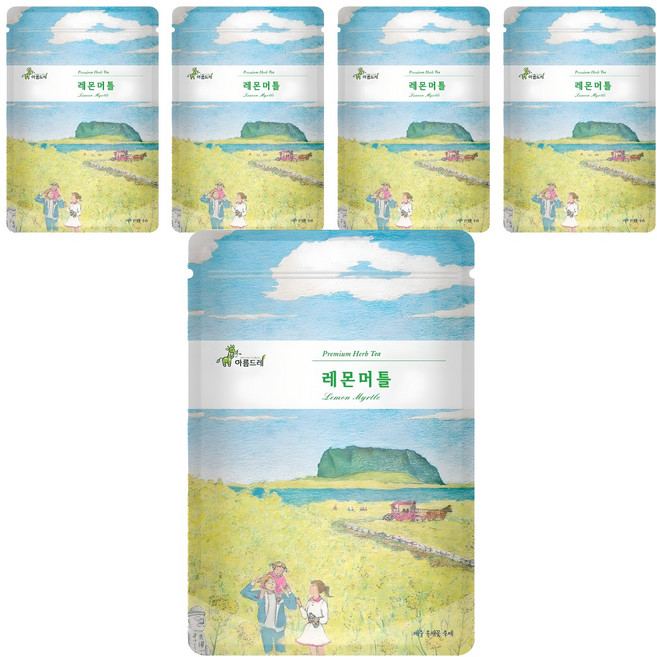 아름드레 삼각 티백 허브 차, 1.1g, 25개입, 5개