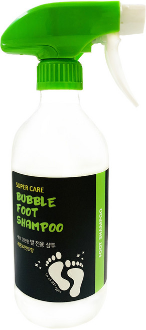 슈퍼케어 버블 풋삼푸 레몬민트향, 500ml, 1개, 1개입