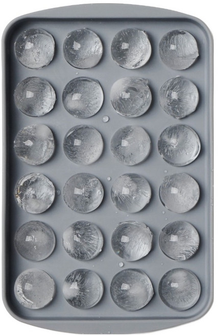 고려알파라인 실리콘 아이스트레이 둥근볼 24구, 그레이, 1개