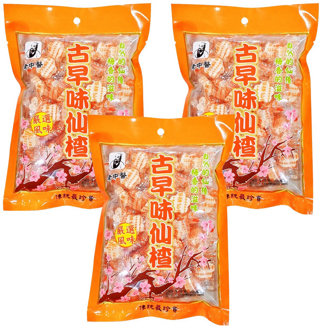 老中醫 古早味仙楂, 170g, 3袋