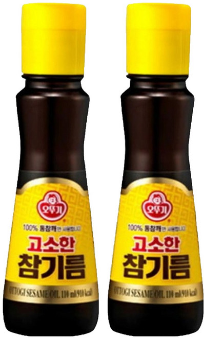 오뚜기 고소한 참기름, 80ml, 2개