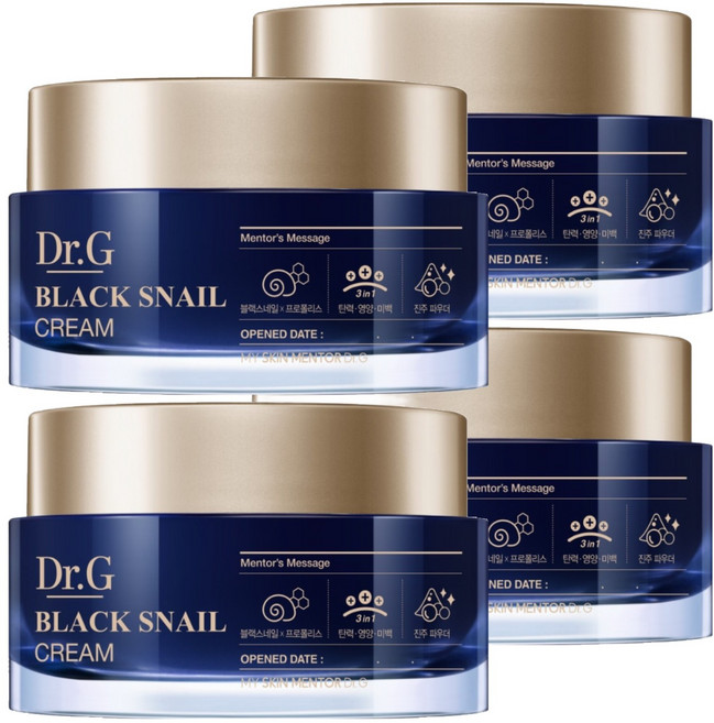 닥터지 블랙 스네일크림, 50ml, 4개