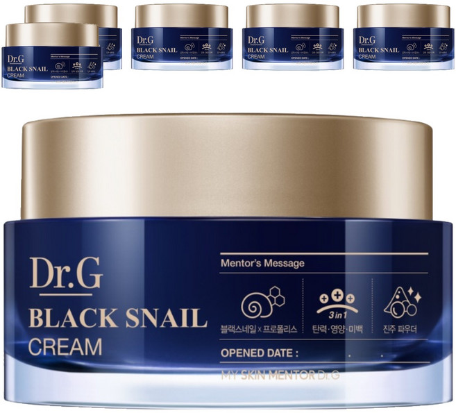 닥터지 블랙 스네일크림, 50ml, 6개