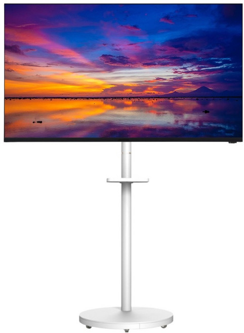 카멜 FHD 광고용 DID 디지털 사이니지 모니터 + 이동식 모니터 스탠드 세트 방문설치, 108cm, 모니터(CDS4310), 스탠드(SMB49W)