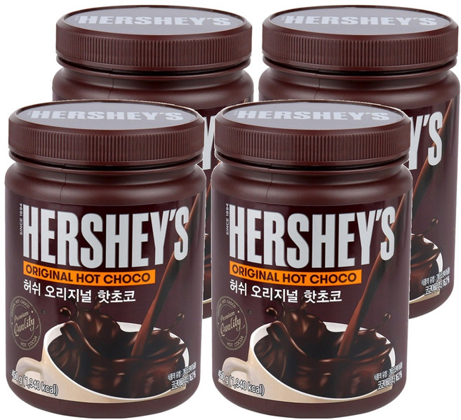 허쉬 오리지널 핫초코분말, 450g, 1개입, 4개