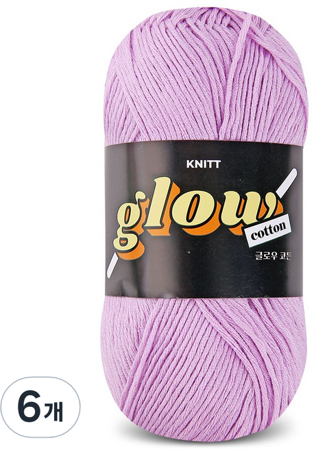 니뜨 글로우 뜨개실 50g, 20_라일락, 6개