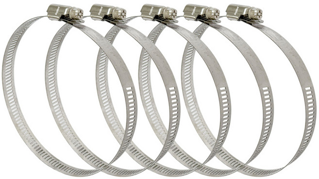 앙플랜트 올스텐 호스 스텐밴드 십자 나사형 91~114mm, 5개