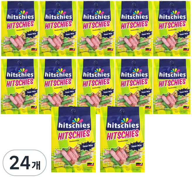 HITSCHLER 希趣樂 脆皮水果軟糖 酸味綜合, 40g, 24個
