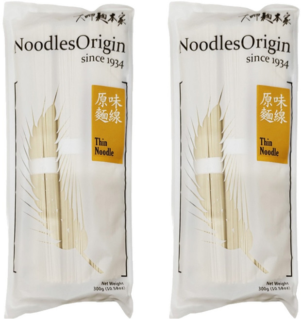 大呷麵本家 原味麵線 經濟包, 300g, 2包