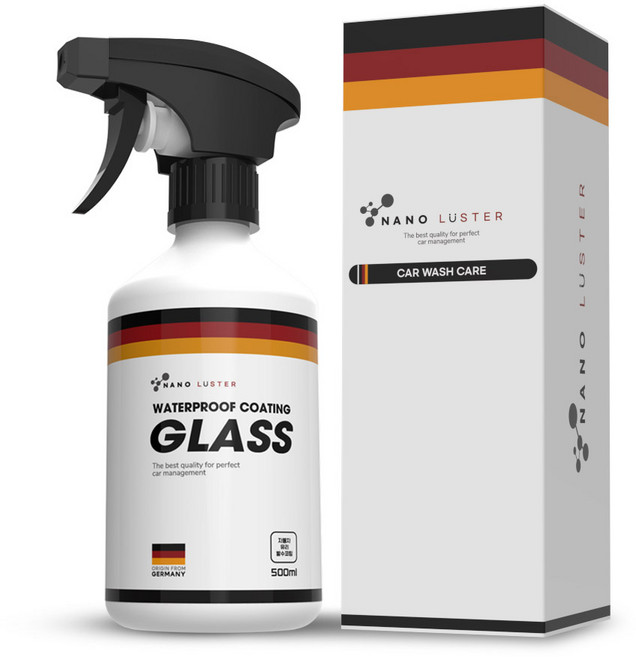 Nanoluster 德國玻璃防潑水鍍膜劑, 1個, 500ml