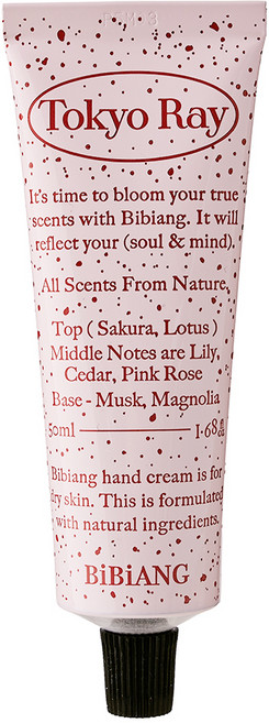 비비앙 바디 핸드크림 도쿄 레이, 니치퍼퓸 핸드크림 도쿄레이, Congratulations, L (33*28*12), 50ml