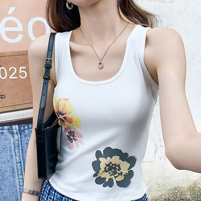 LUNA GIRL 女款 Derisane 花卉印花背心 L26SMS030908