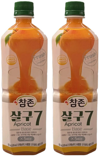 참존식품 살구7 원액, 2개, 835ml