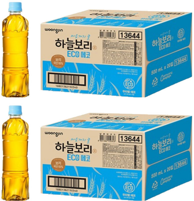 하늘보리 에코, 40개, 500ml