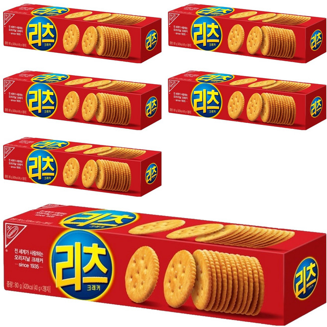 리츠 크래커, 80g, 6개