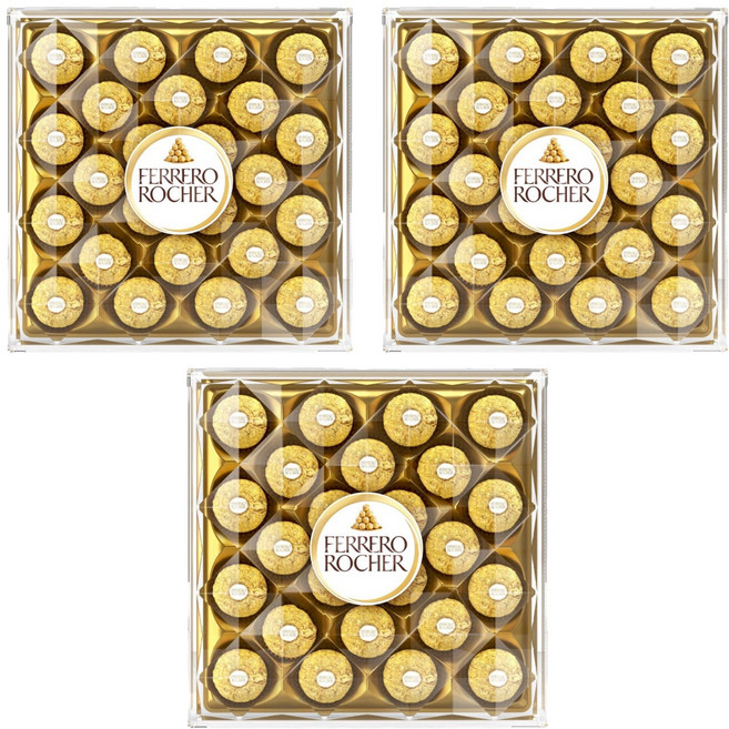 FERRERO ROCHER 金莎 T24鑽石, 300g, 3個