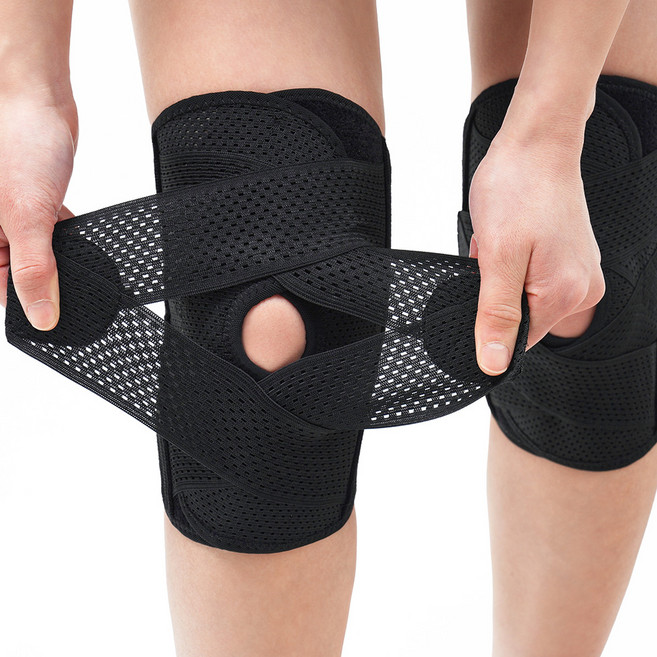 바로핏 무릎보호대 2p, 1개, 블랙