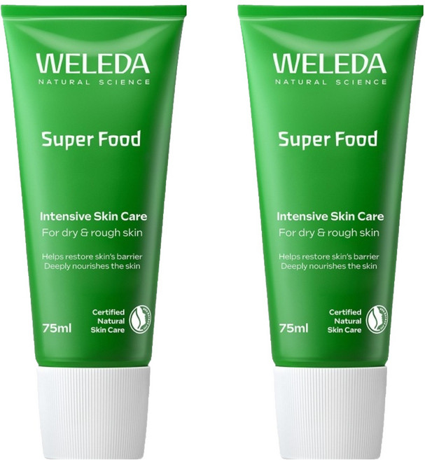 WELEDA 薇蕾德 超級食物乳霜, 2個, 75ml