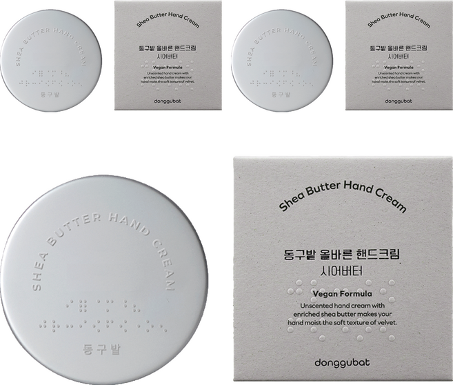 동구밭 올바른 핸드크림 시어버터, 60g, 3개