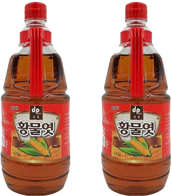두포 뚜레반 황물엿, 2.4kg, 2개