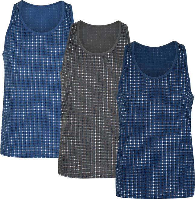 아날도바시니 남성용 순면 통기성 니트면 런닝 AB MR0646 3종