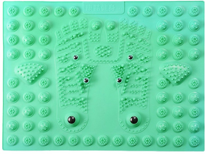 발바닥 지압매트, 그린, 1개