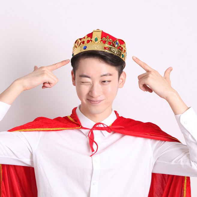 PARTYHAE 擬真中世紀皇冠, 混合色, 1個