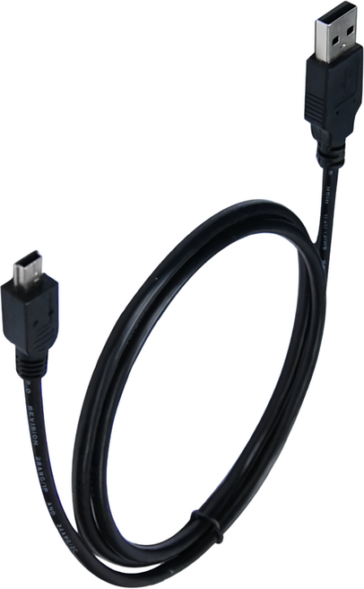 Cable 凱堡 超強效抗干擾USB A公-Mini5P, 黑色, 1條, 180cm