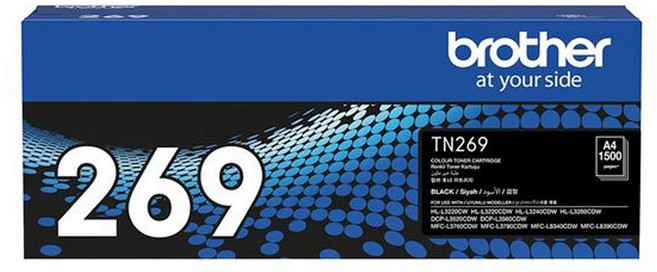 brother 兄弟牌 台灣公司貨 原廠碳粉匣 TN-269BK, 黑色, 1個