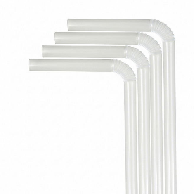 대성산업 자바라 투명 빨대 7 x 210 mm, 500개입, 1개