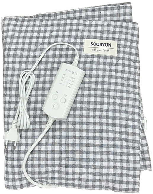 수련 데일리 온 찜질패드, SR102, 그레이체크