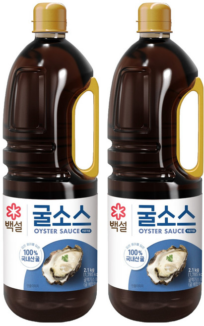 백설 굴소스, 2.1kg, 2개