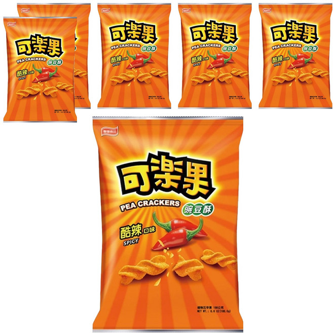 可樂果 酷辣口味, 188g, 6包