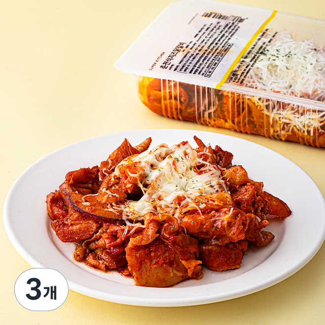 슈퍼키친 바로만든 춘천식 치즈 닭갈비, 430g, 3개