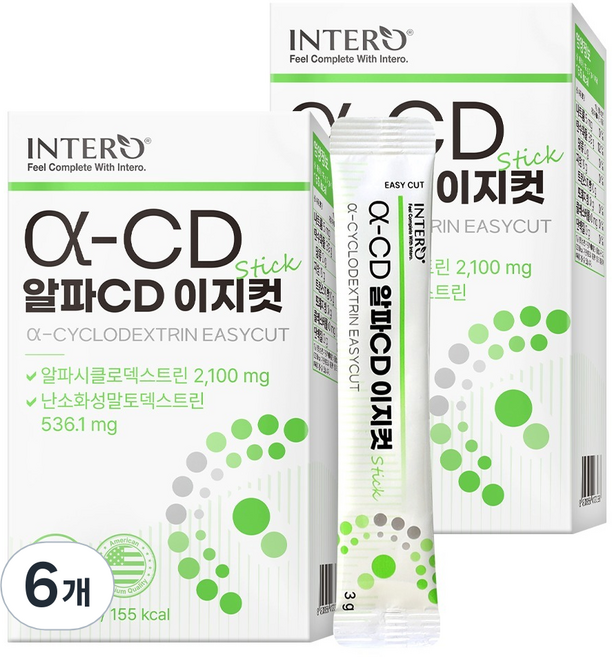 인테로 알파CD 이지컷, 6개, 14회분