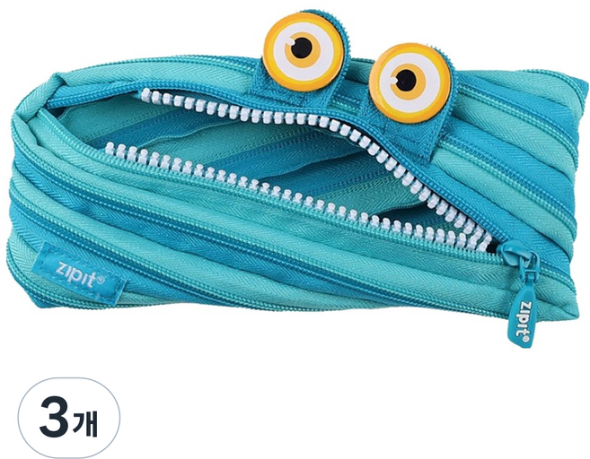 집잇 와일드링스 파우치, 블루, 3개