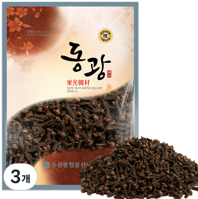 동광한방몰 정향 클로브, 200g, 3개
