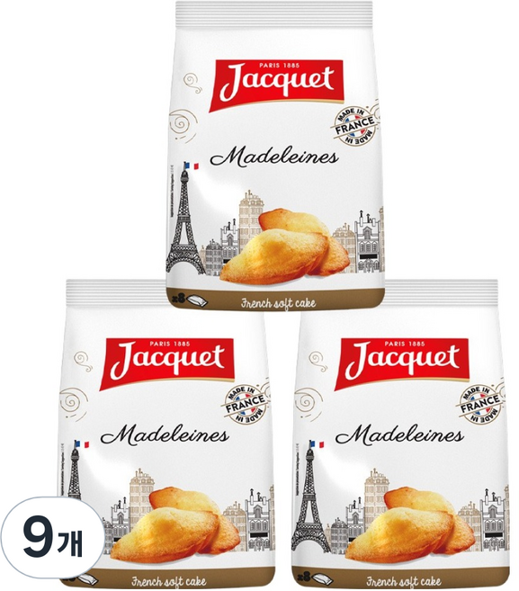 자케 마들렌, 160g, 9개