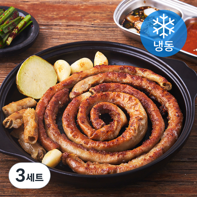 미식로 소곱창 200g + 소스 50g 세트 (냉동), 3세트