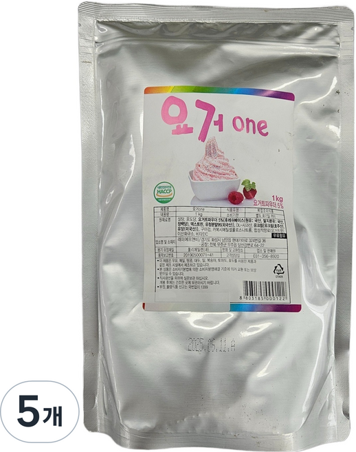 요거원 요거트파우더, 1kg, 1개입, 5개