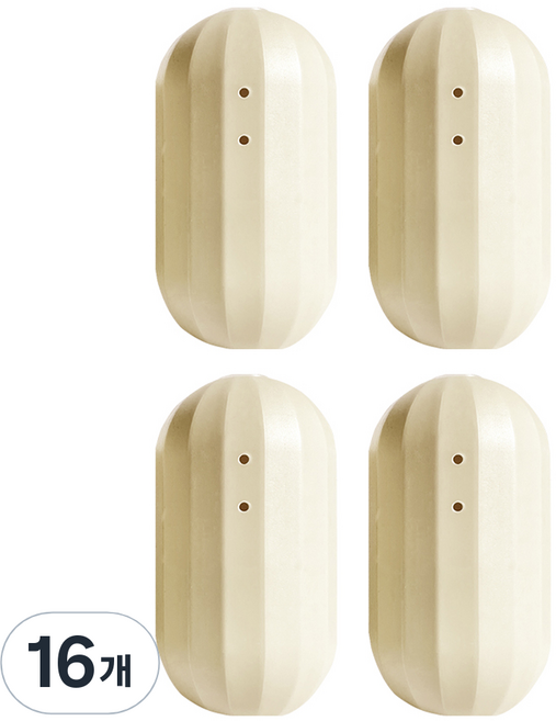 코끼리리빙 자동 변기 세정제 베이지, 230g, 16개