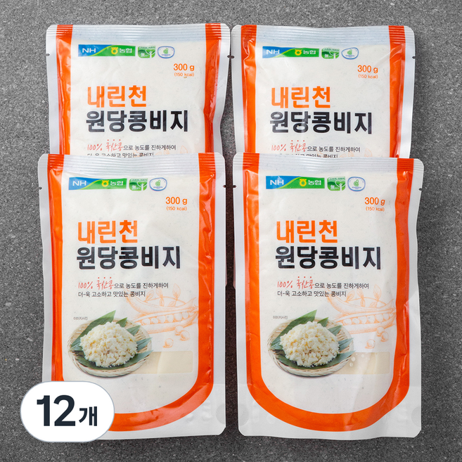 내린천원당 콩비지, 300g, 12개