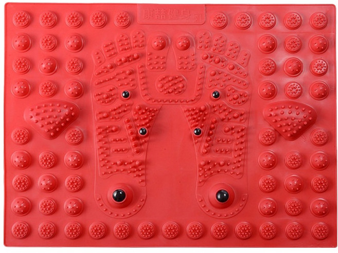 발바닥 지압매트, 레드, 1개